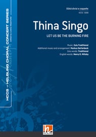 Thina Singo SSAA choral sheet music cover Thumbnail